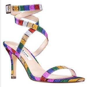 Multi Metallic Sandals